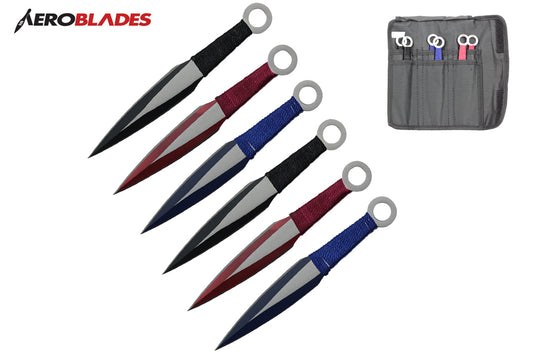 SET OF 6 K THROWING KNIFE