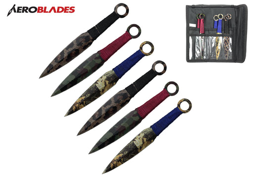 SET OF 6 K THROWING KNIFE