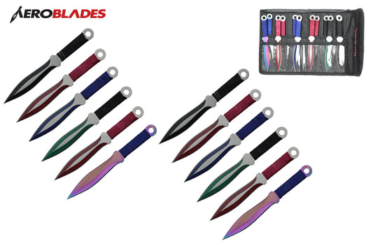 SET OF 12  K THROWING KNIFE