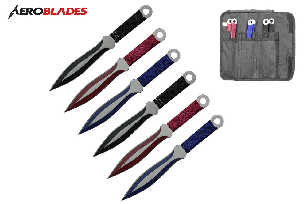 SET OF 6 K THROWING KNIFE