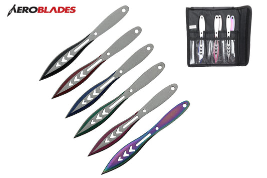 SET OF 6 K THROWING KNIFE