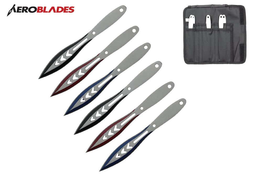 SET OF 6 K THROWING KNIFE