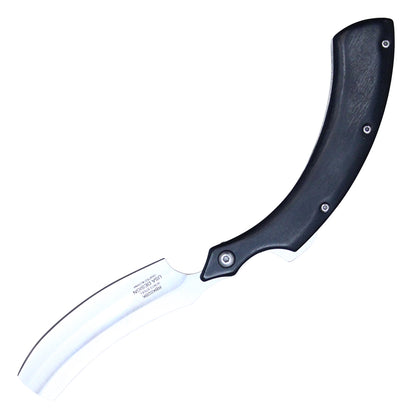 8" Buckshot Straight Razor (Black)