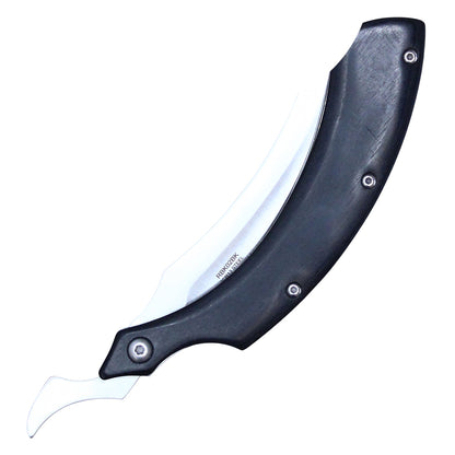 8" Buckshot Straight Razor (Black)