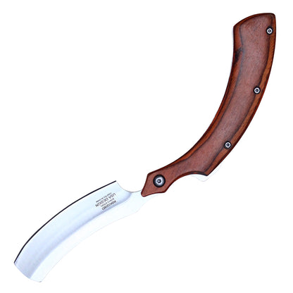 8" Buckshot Straight Razor (Wood)