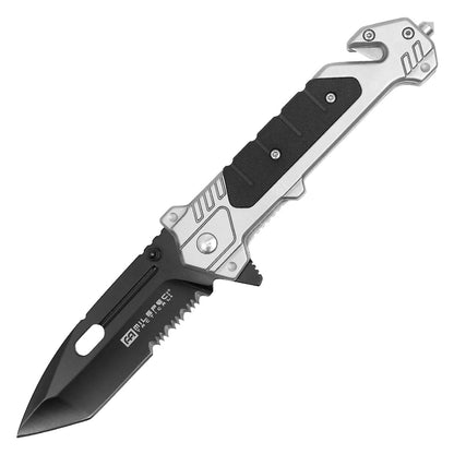 8" Silver Pocket Knife - Milspec Tactical