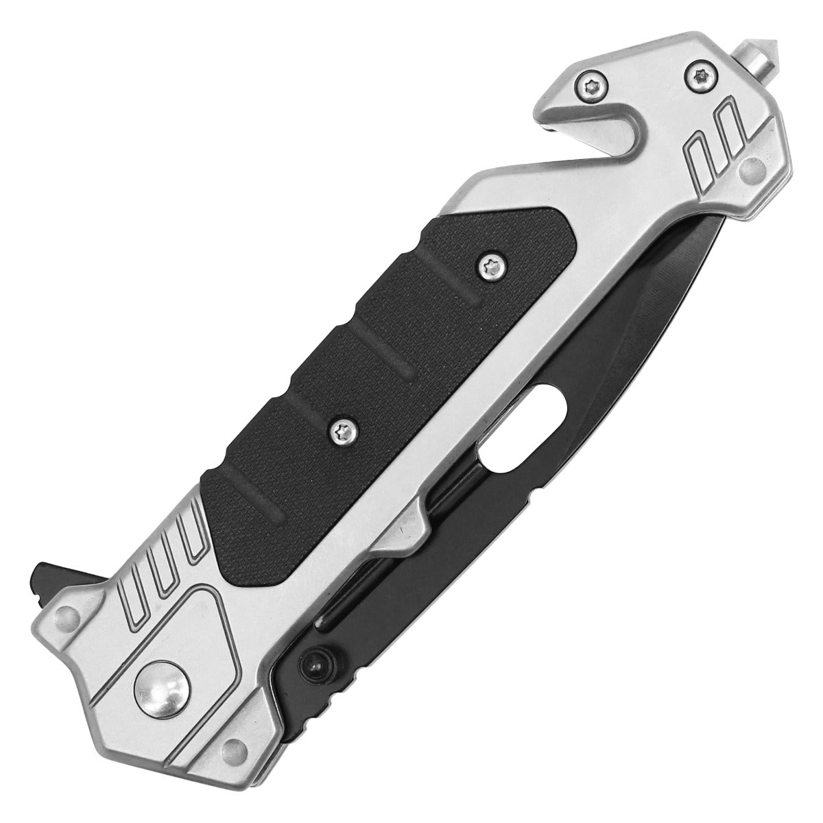 8" Silver Pocket Knife - Milspec Tactical