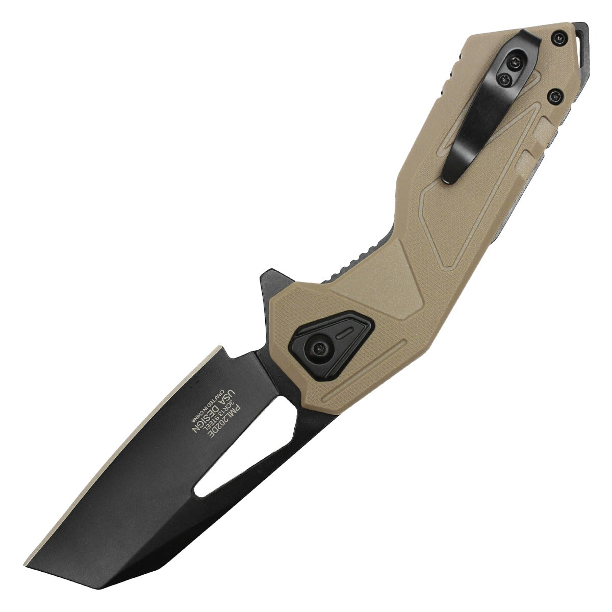 7.5" Milspec Tactical - Desert Tan Pocket Knife