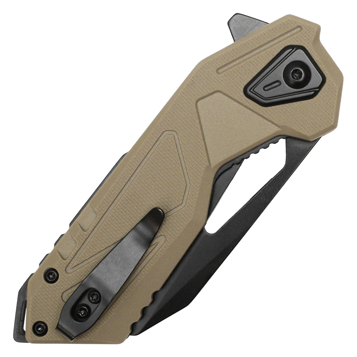 7.5" Milspec Tactical - Desert Tan Pocket Knife