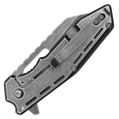 Milspec Tactical Stonewashed Pocket Knife