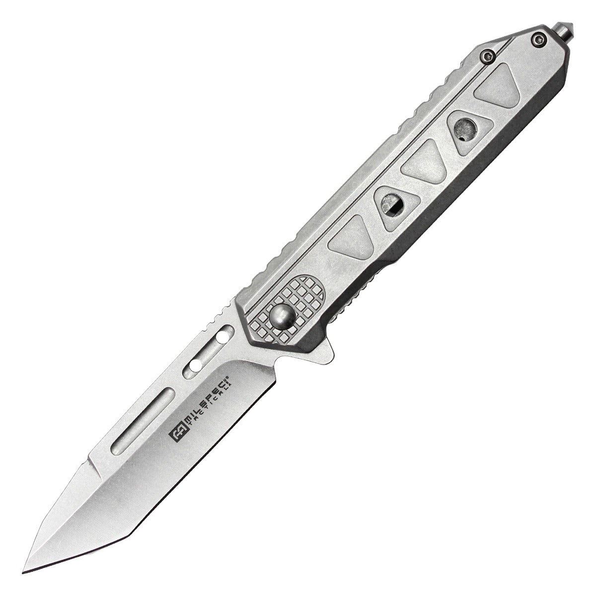 8" Chrome Pocket Knife