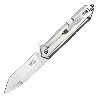 8" Chrome Pocket Knife