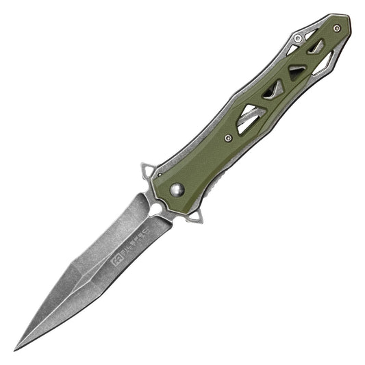 Milspec 9" Green Stonewashed Pocket Dagger