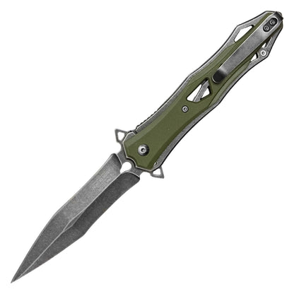 Milspec 9" Green Stonewashed Pocket Dagger