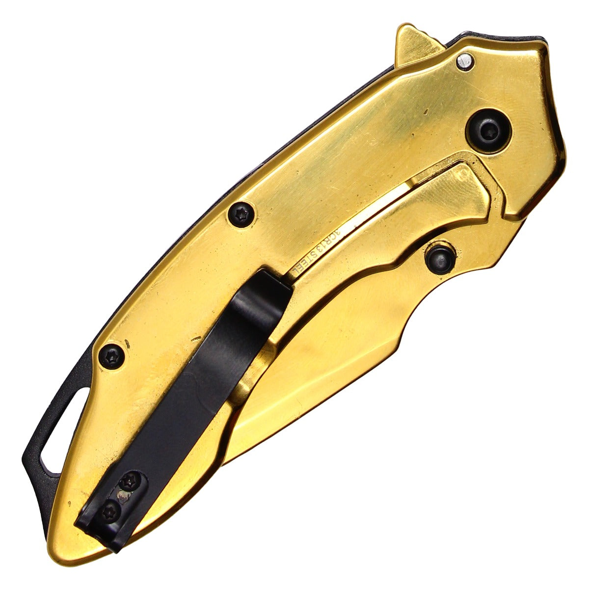 7.75" Gold Dragon Pocket Knife