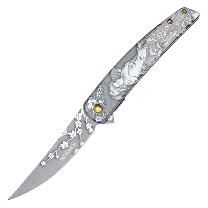 8.25" Japanese Art Pocket Knife