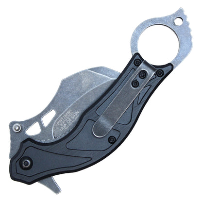 7" Black Karambit Knife