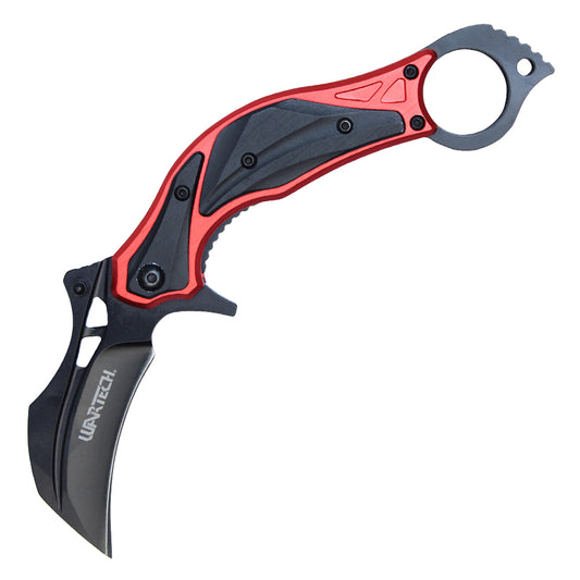 7" Red Karambit Knife