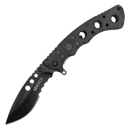 8.25" Black Pocket Knife