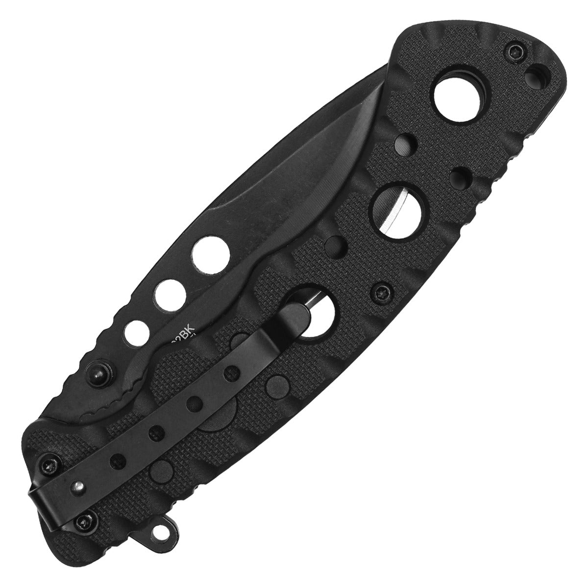 8.25" Black Pocket Knife