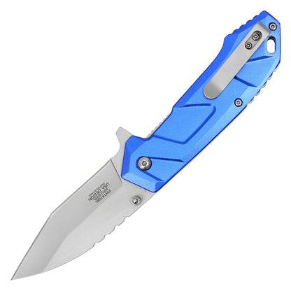 8" Blue Pocket Knife