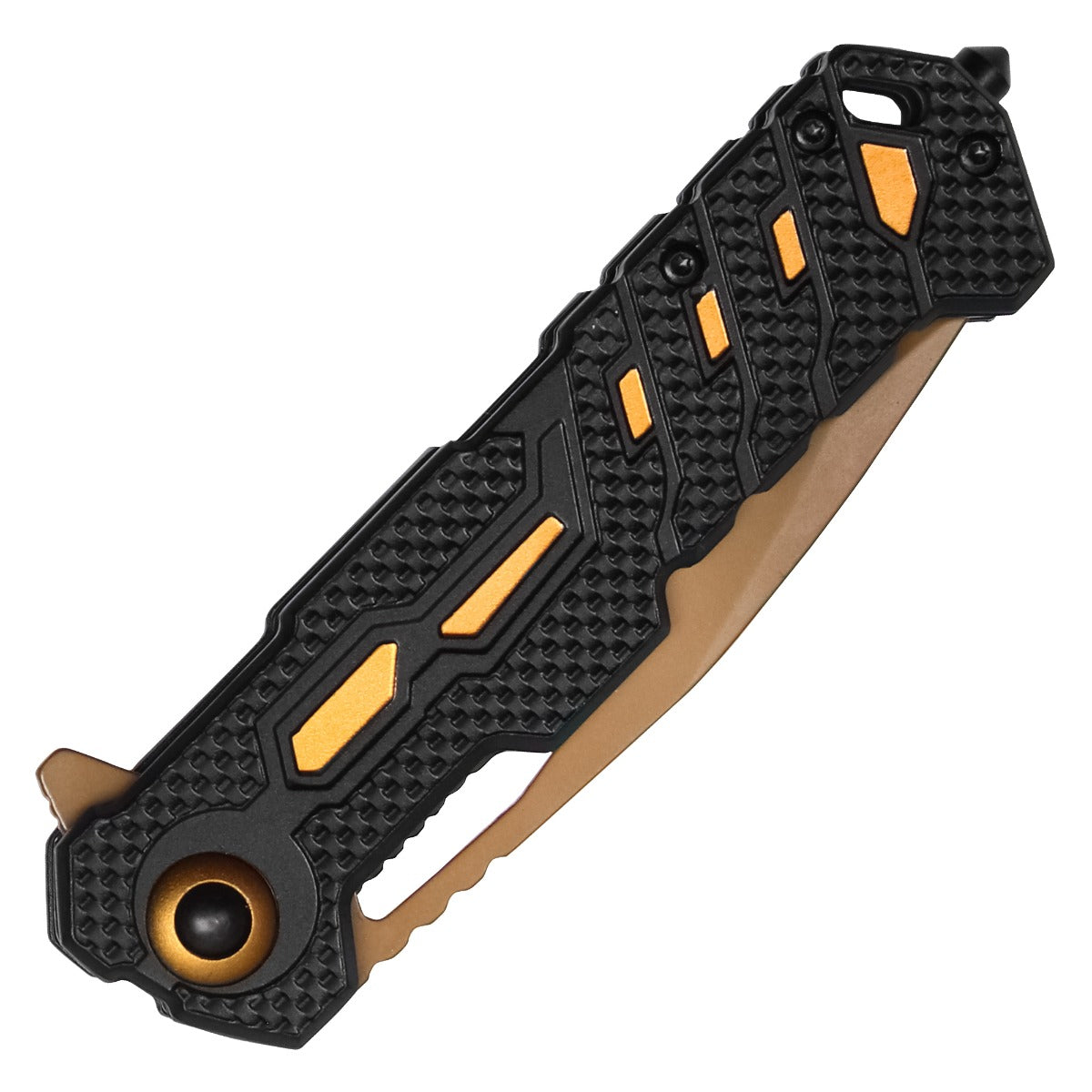 Orange Tactical Pocket Knife