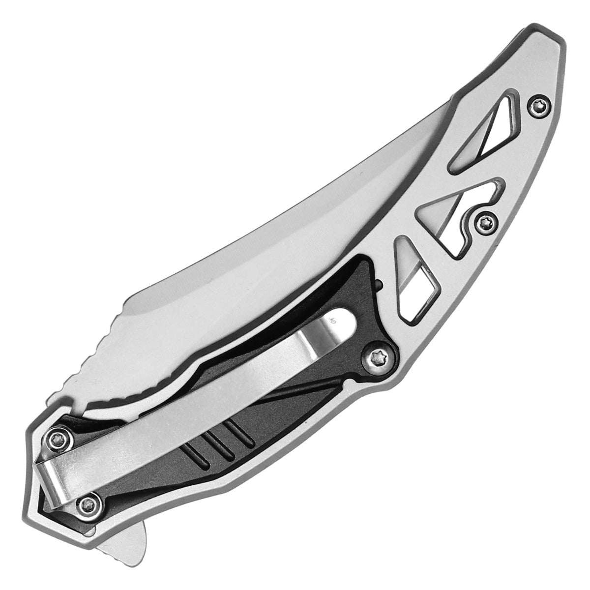 Black Trailing Point Pocket Knife