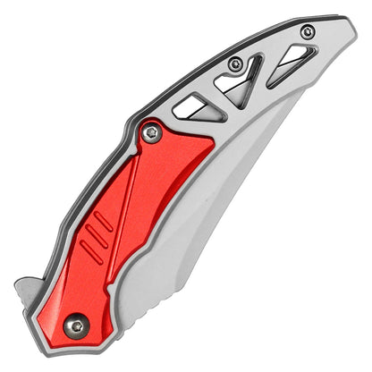 Red Trailing Point Pocket Knife