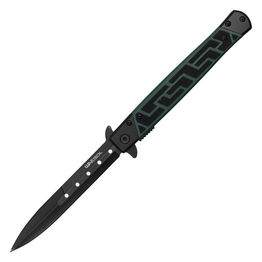 Wartech Black & Green Pocket Stiletto