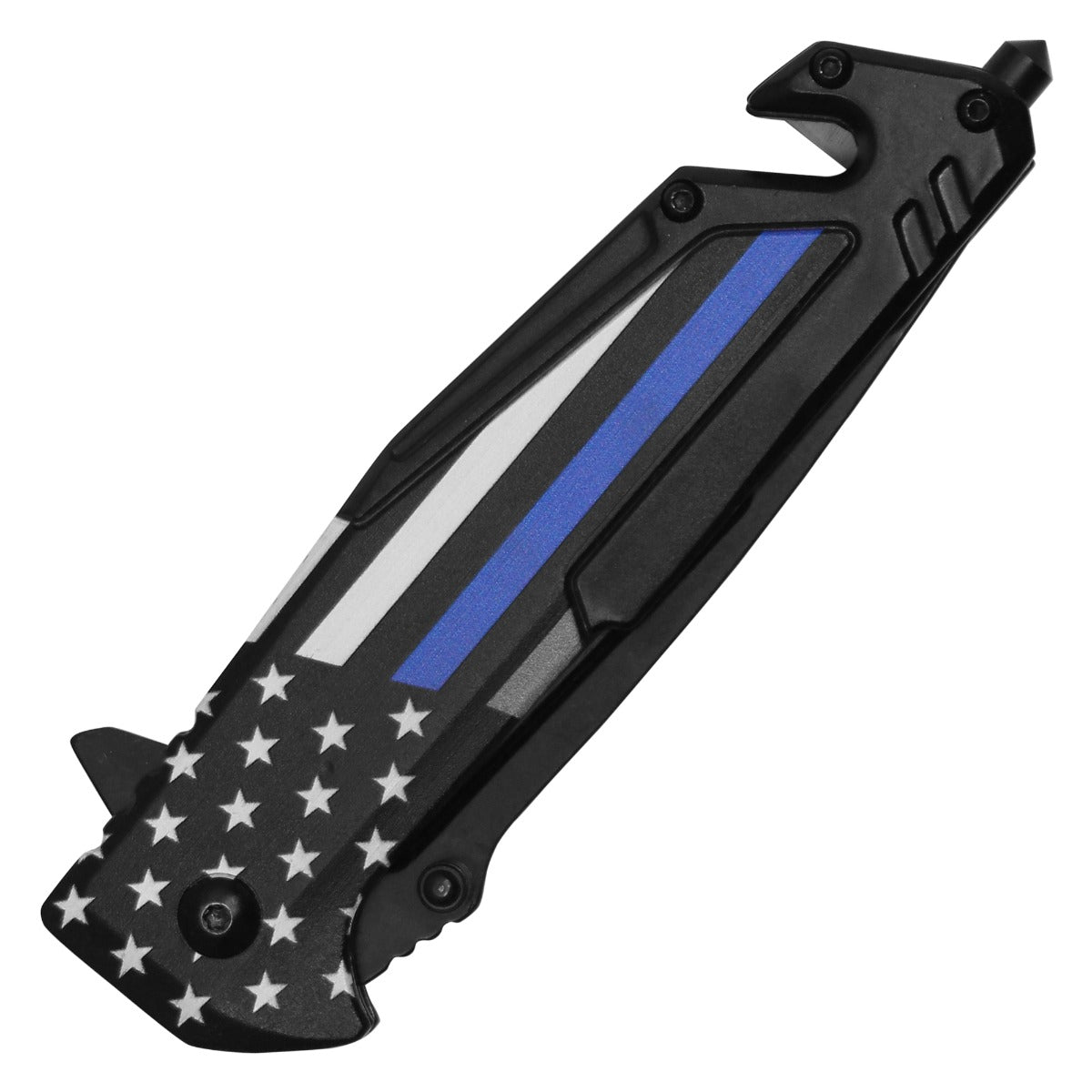 Wartech 8.5" Thin Blue Line Pocket Knife