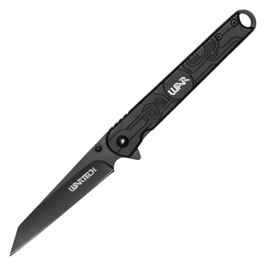 Wartech 8" Black Pocket Knife