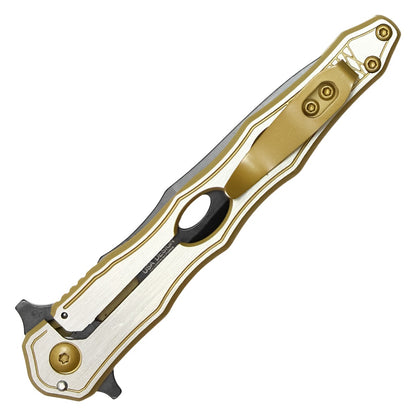 Wartech 8" Gold Pocket Dagger