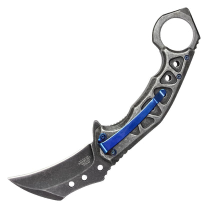 Wartech - Stonewashed Steel Pocket Karambit