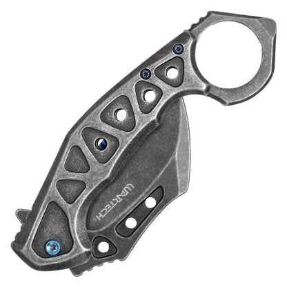 Wartech - Stonewashed Steel Pocket Karambit