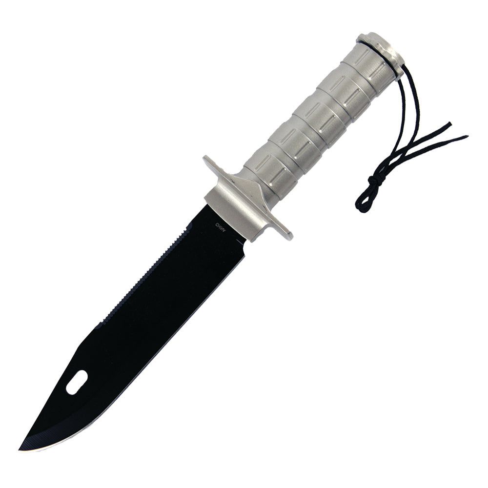 BLACK W TRIANGLE SURVIVAL KNIVE 15-inch