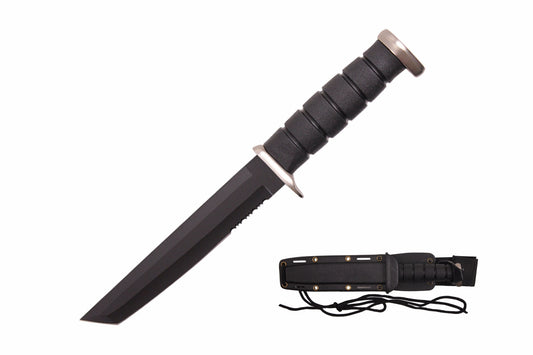 12.5-inch Survial Knife w  Black Hard Sheath