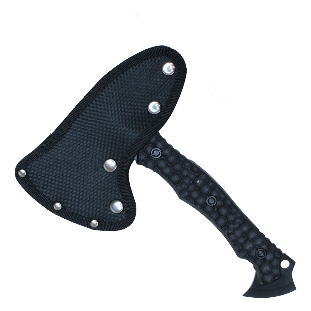 9-3/4" Skull Crusher Axe w/ Black ABS Handle