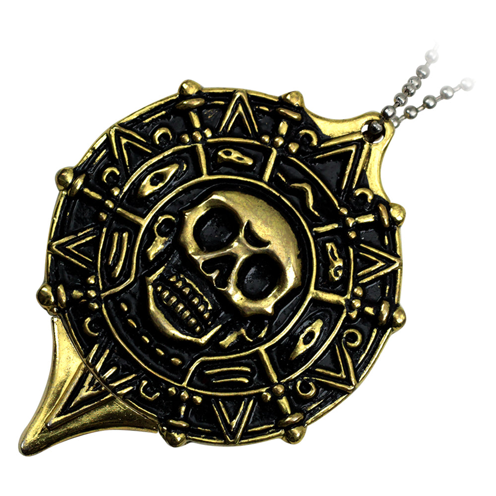 Pirate Medallion Necklace Knife