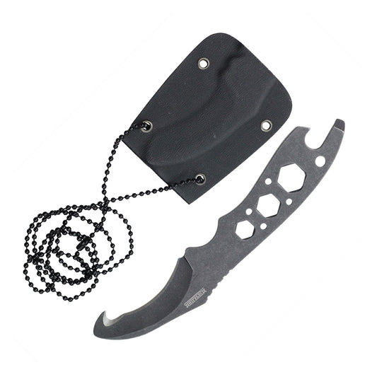4.5 Karambit Tactical Stone -Washed necklace knife with K s-inch