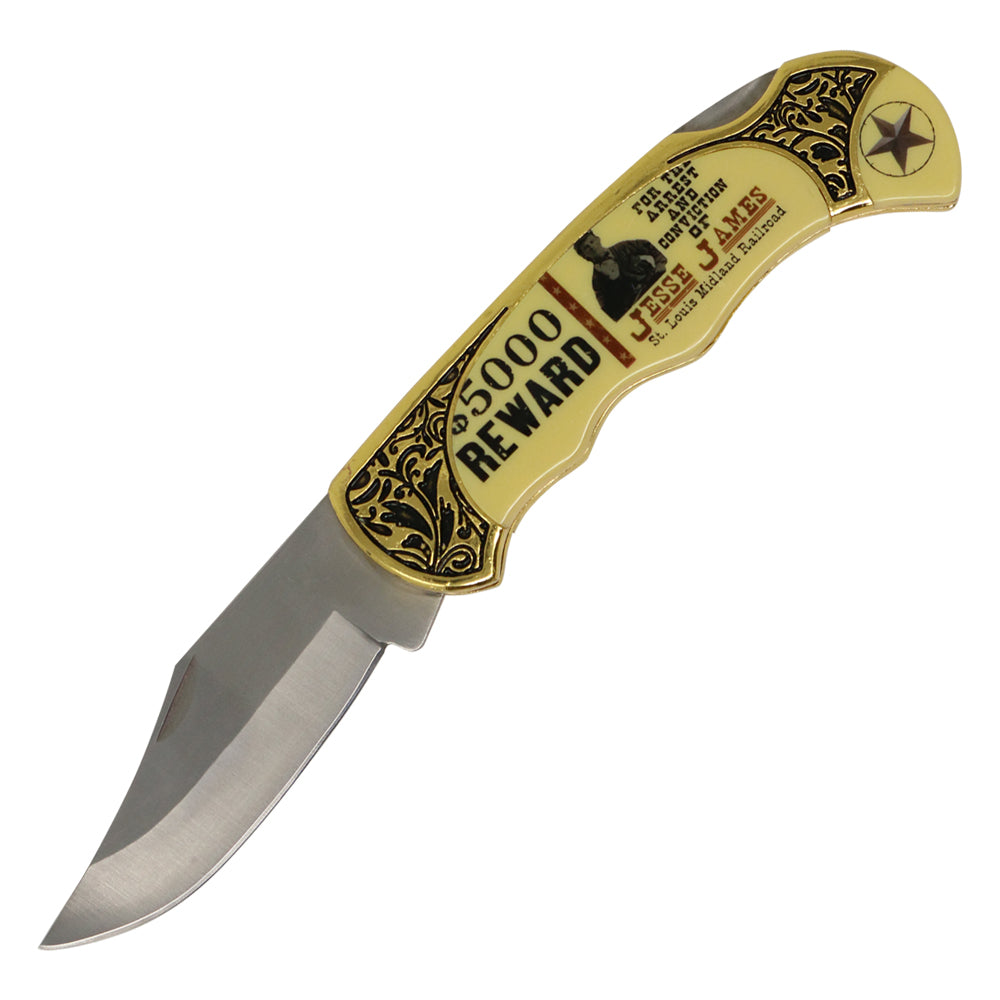 Jesse James memorabilia knife