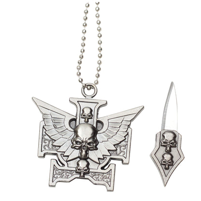 Winged Skull Necklaces w/Hidden Blade